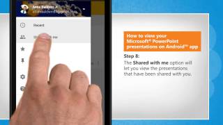 How to view your Microsoft® PowerPoint presentations on Android™ Tutorial [upl. by Einahteb]