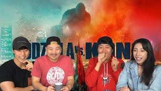 GODZILLA VS KONG TRAILER GROUP REACTION [upl. by Cullan615]