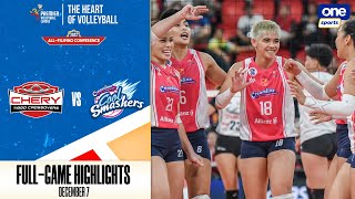 Chery Tiggo vs Creamline semis Game 1 highlights  2023 PVL AllFilipino Conference Dec 7 2023 [upl. by Canice]