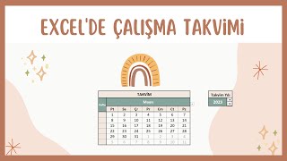 Excelde Tek Formülle 5 Yıllık Takvim Oluşturun  Kişiselleştirilmiş Çalışma Takvimi [upl. by Stalker451]