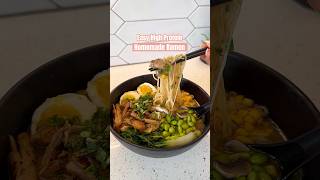 Start making ramen at home with these simple ingredients 😉🍜 highproteinrecipes onepandinner [upl. by Suivart97]