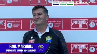 Paul Marshall post match Garforth Town vs Bradford Park Avenue 051024 [upl. by Ax]