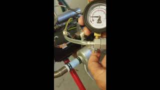 Pop off pressure wb27 carburetor on DA150 engine 5650 RPM max [upl. by Sullivan181]