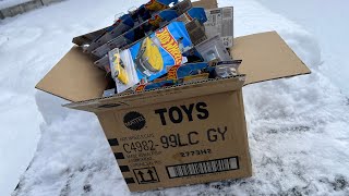 Lamley Unboxing Snow Sun amp a Hot Wheels 2024 C Case [upl. by Akemahc]