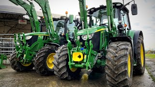 John Deere 6120M and 6R 150 Loader Tractors REVIEW [upl. by Juster78]