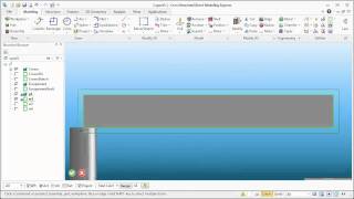 Video Creo Direct Modeling Express making a clock part 3 [upl. by Enovi]