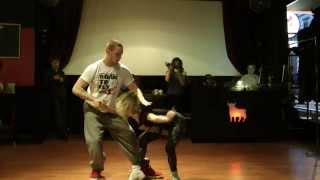 Bruno Galhardo amp Eglantine Oliveira Zouk demo Zurich Zouk Congress 2014 [upl. by Assyn639]