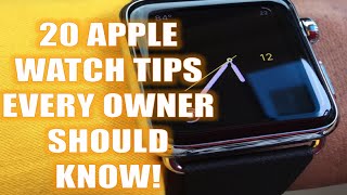 21 Amazing Apple Watch Tips Updated for iOS9 [upl. by Notniuq]