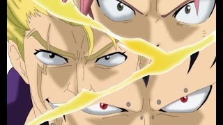 Fairy Tail AMV Natsu amp Gajeel vs Laxus [upl. by Dnalevets]