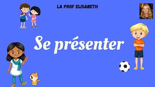 Je me présente Savoir se présenter en français Niveau A1 de FLE  Delf A1  😍 English subtitles [upl. by Aicen]