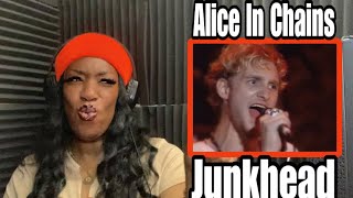 Alice In Chains  JUNKHEAD  Layne Staley LIVE  REACTION [upl. by Danika787]