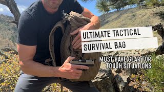 Whats in My Tactical Survival Bag Essential Gear Breakdown Eberlestock Switchblade [upl. by Ehgit]