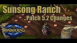 World of Warcraft 52 patch  Sunsong Ranch Changes  Tillers [upl. by Adaven]