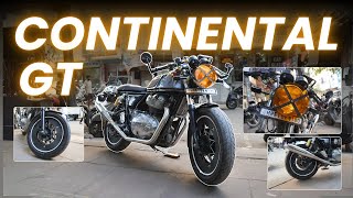 Continental GT 650 Modified Accessories Headlight Grill Venom Exhaust and More 🔥continental650 [upl. by Acacia]