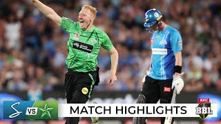 Stars spoil Strikers New Years Eve party at Adelaide Oval  BBL12 [upl. by Dahc938]