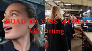 VLOG 9  ROAD TO MISS WORLD Kilt fitting at GlenIsla [upl. by Placia201]