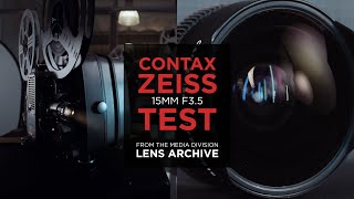 Lens Test Contax Zeiss 15mm f35 – Vintage Full Frame Lens – MediaDivisionLensArchive [upl. by Blanchard126]