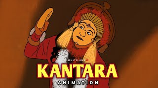 Kantara  Kantara movie songs animation ✨❤️sudu multiland kantara kantaraclimax kantaramovie [upl. by Dnomyar]