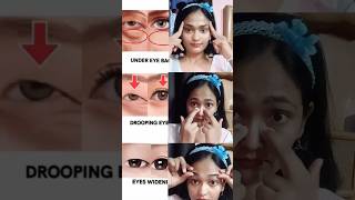 Under eye bages drooping eyes eyes wideni faceyoga faceexercises facial yoga ♨️✅viralvideo [upl. by Navek]