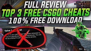 BEST TOP 3 FREE CSGO CHEATS FOR 2021  REVIEW  DOWNLOAD [upl. by Akela]