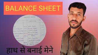 BALANCE SHEET KAISI HOTI HAI  TULAN PATRA 📋📊  KAMAL DHANGAR [upl. by Favrot]