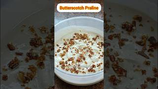 Crunchy Butterscotch Praline recipe🍨 Cashew praline shorts ytshorts renukazcooking [upl. by Rossy]