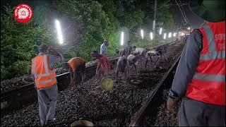 Revamping Track Renewal amp Rapid SQRS Operations at Varkala Sivagiri Rly Station  Southern Railway [upl. by Asiul]