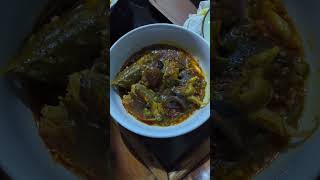 Okra Stew With Assorted Meat and Banku  shorts ghana food [upl. by Kcirted]