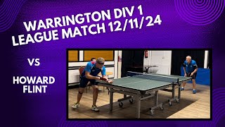 Neil Myatt vs Howard Flint  Warrington Div 1 League Match  121124 [upl. by Nnylsia]