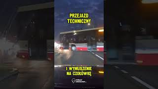 🚌 Wymuszenie autobusu MZK na czołówkę 💢 [upl. by Secnarfyram]