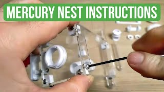 How To Build The WaKooshi Mercury Nest  Instructions  BRUMA Ants [upl. by Ynafets]