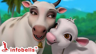 Gaiya Meri Aati Hai  Hindi Rhymes collection for Children  Infobells [upl. by Ybsorc967]