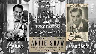 Artie Shaw at the Café Rouge 1939 Stereo [upl. by Assenat]