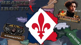 Destroying the British as France in Pax Britannica  Hearts of Iron IV [upl. by Rehtaef360]