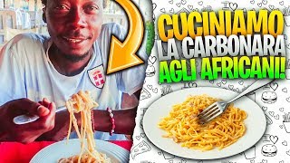 KENYA 19  FACCIAMO PROVARE LA CARBONARA ALLA NOSTRA GUIDA IN AFRICA [upl. by Nailij]