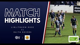 Linlithgow Rose Vs Raith Rovers [upl. by Mita44]