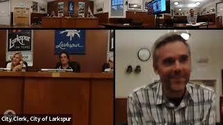 Larkspur Parks and Recreation Commission Meeting October 17 2024 [upl. by Aenil]