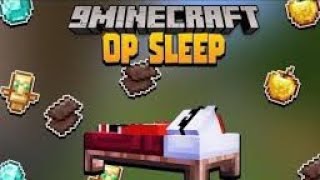 Minecraft but bed sleep op loot [upl. by Sternick625]