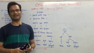Natural Language Processing  Context Free Grammar Parsing  CFG  Top Down  Bottom Up [upl. by Almat]