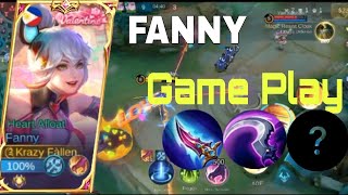 My first gameplay using Fanny valentines skin THANKYOUUU MOONTONMLBB [upl. by Signe]