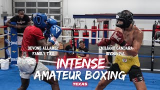 SUPER WELTERWEIGHT CLASH Amateur Boxers Compete In HARD Sparring [upl. by Lilias]