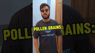 Pollen grains Sporopollenin Reproduction in Flowering plants🌾 shorts shivamrajaiims neetexam [upl. by Iderf]