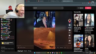 xQc reacts to Akademiks almost crying witnessing Kendrick Lamar perform quotNot Like Usquot [upl. by Gow]