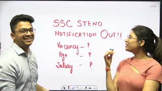 SSC Stenographer Notification 2023 Out 😱  SSC Steno 2023 Vacancy Syllabus Exam Pattern  LAB [upl. by Hacissej]