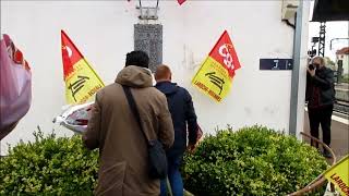 Hommage au résistant Louis Riglet à Migennes 89  Yonne [upl. by Merceer]