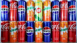 Make satisfying video with Coca Cola Fanta Pepsi vs soda Toy ASMR [upl. by Heyes]