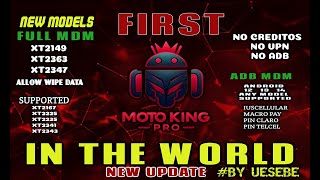 🔧 MDM FULL MOTO KING TOOL PRO SOPORTE EN VIVO 🔧PROCESO MOTO G54 FULL RAIZ [upl. by Netti]