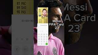 Messi FIFA Card Is REAL❌️✅️ [upl. by Festatus]