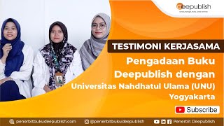 Testimoni Kerjasama Pengadaan  UNU Yogyakarta [upl. by Rosati]