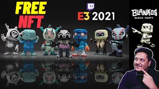 Free NFT Twitch Drop  Blankos Block Party  E3 2021 [upl. by Betthezul]